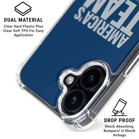 NFL Dallas Cowboys Team Motto iPhone 17 Clear Case