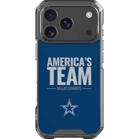 NFL Dallas Cowboys Team Motto iPhone 18 Pro Clear Case