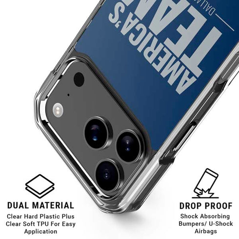 NFL Dallas Cowboys Team Motto iPhone 18 Pro Clear Case
