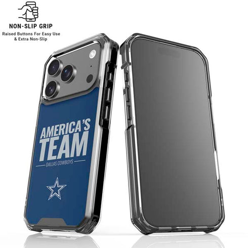 NFL Dallas Cowboys Team Motto iPhone 18 Pro Clear Case
