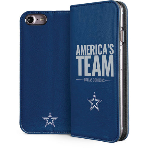 NFL Dallas Cowboys Team Motto iPhone 8 Folio Case