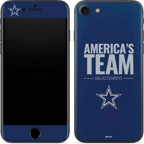 NFL Dallas Cowboys Team Motto iPhone 8 Skin