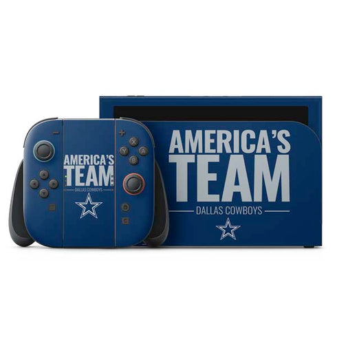 NFL Dallas Cowboys Team Motto Nintendo Switch 2 (2025) with Joy-Con Skin