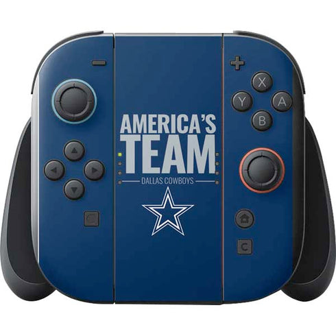 NFL Dallas Cowboys Team Motto Nintendo Switch 2 (2025) with Joy-Con Skin