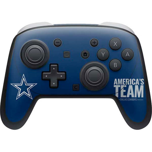 NFL Dallas Cowboys Team Motto Nintendo Switch 2 (2025) Pro Controller Skin