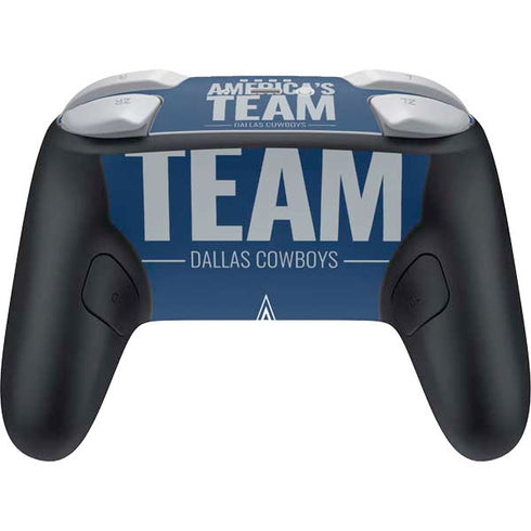 NFL Dallas Cowboys Team Motto Nintendo Switch 2 (2025) Pro Controller Skin