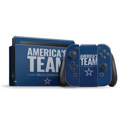 NFL Dallas Cowboys Team Motto Nintendo Skins