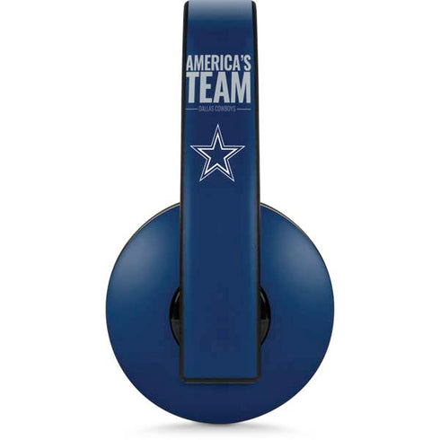 NFL Dallas Cowboys Team Motto PlayStation 4 Gold Wireless Headset Skin