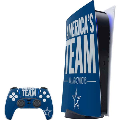 NFL Dallas Cowboys Team Motto PlayStation PS5 Skins