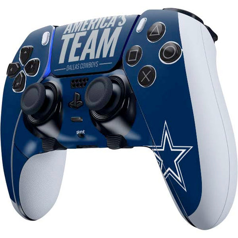 NFL Dallas Cowboys Team Motto PS5 DualSense Edge Pro Controller Skin
