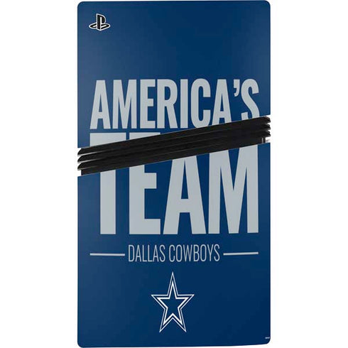 NFL Dallas Cowboys Team Motto PS5 Pro Console Skin