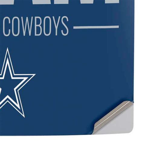 NFL Dallas Cowboys Team Motto PS5 Pro Console Skin