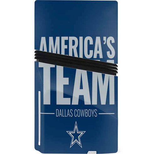 NFL Dallas Cowboys Team Motto PS5 Pro Disk Console Skin