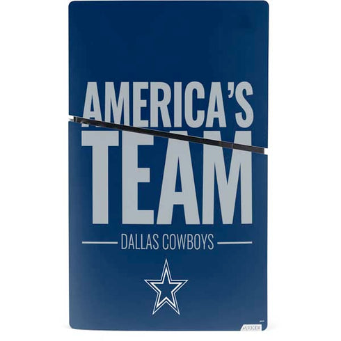 NFL Dallas Cowboys Team Motto PS5 Slim Digital Edition Console Skin