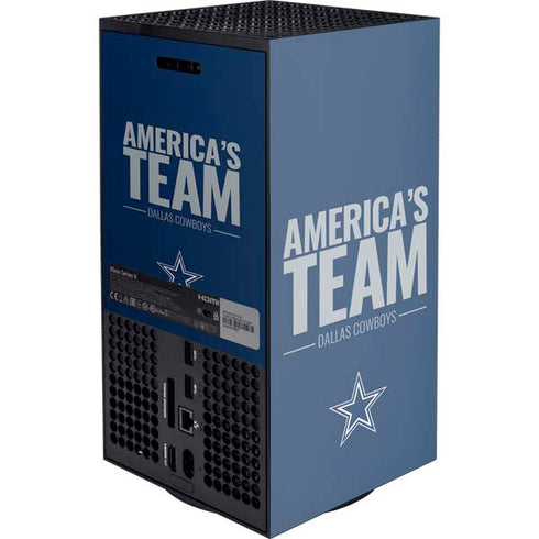 NFL Dallas Cowboys Team Motto XBox Series X Digital Edition Console Skin