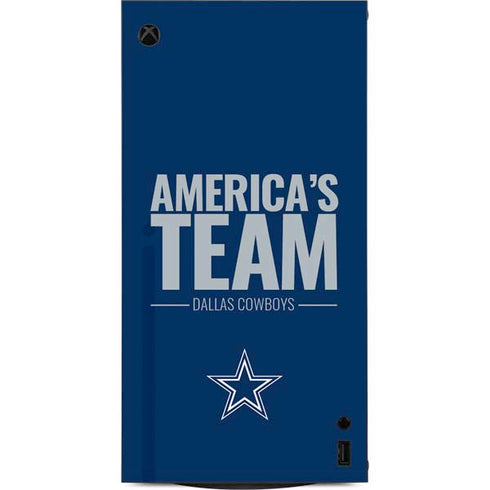 NFL Dallas Cowboys Team Motto XBox Series X Digital Edition Console Skin