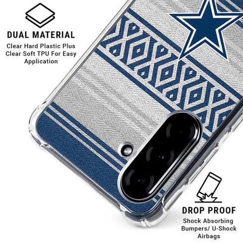 NFL Dallas Cowboys Trailblazer Galaxy A36 5G Clear Case