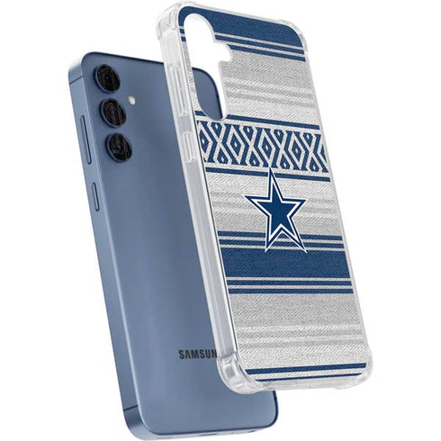 NFL Dallas Cowboys Trailblazer Galaxy A55 5G Clear Case