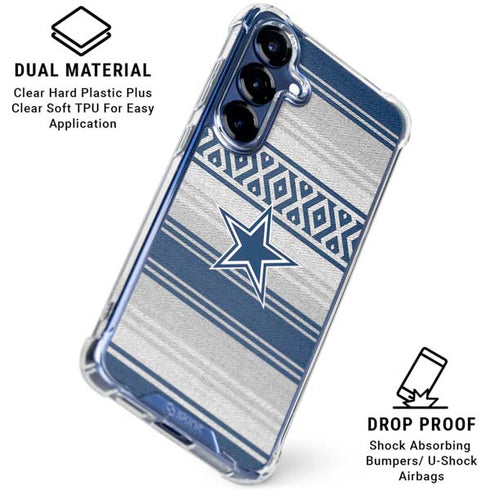 NFL Dallas Cowboys Trailblazer Galaxy S25 Plus Clear Case