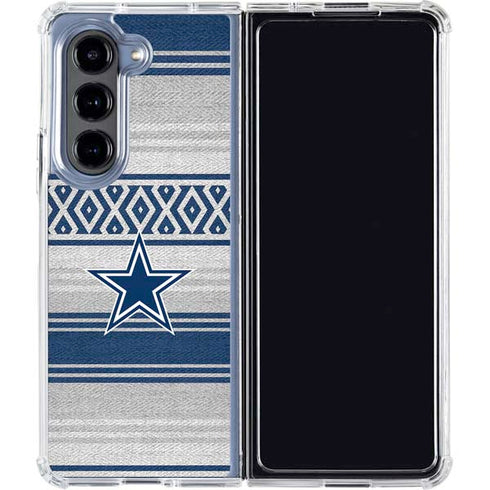 NFL Dallas Cowboys Trailblazer Galaxy Z Fold5 5G Clear Case