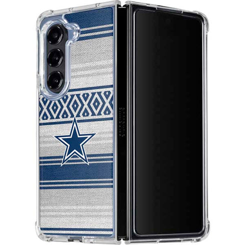 NFL Dallas Cowboys Trailblazer Galaxy Z Fold5 5G Clear Case