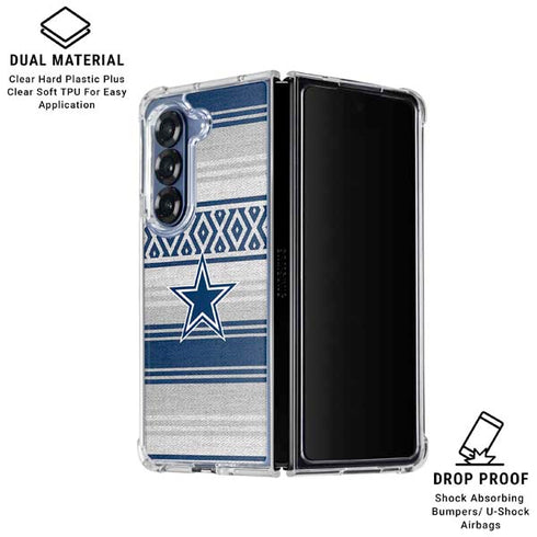 NFL Dallas Cowboys Trailblazer Galaxy Z Fold6 Clear Case