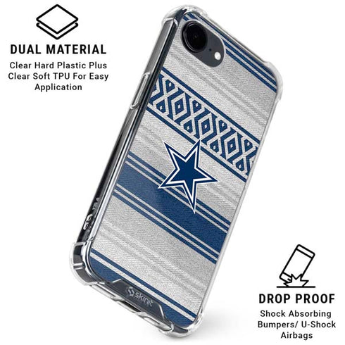 NFL Dallas Cowboys Trailblazer iPhone 16e Clear Case