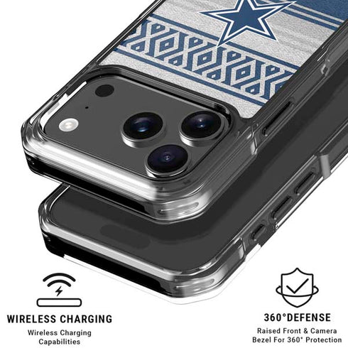 NFL Dallas Cowboys Trailblazer iPhone 18 Pro Clear Case
