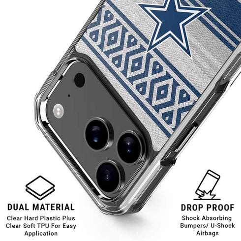 NFL Dallas Cowboys Trailblazer iPhone 18 Pro Clear Case
