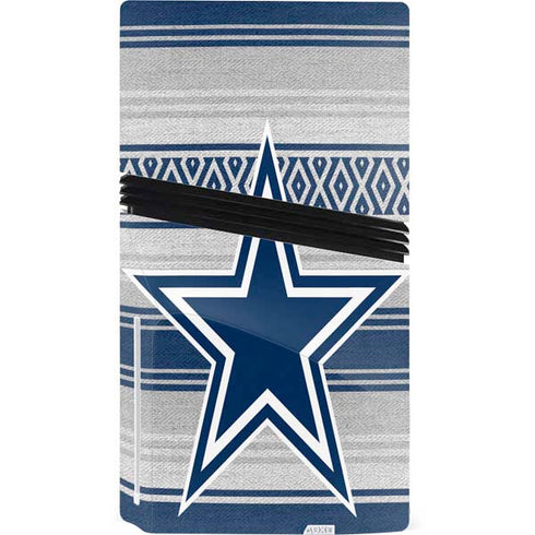 NFL Dallas Cowboys Trailblazer PS5 Pro Disk Console Skin