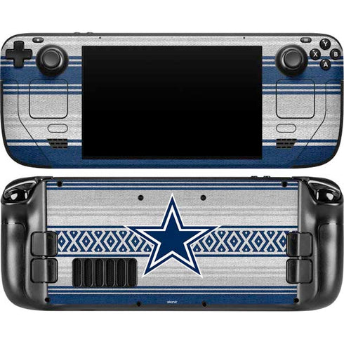 NFL Dallas Cowboys Trailblazer Steam Deck Handheld Gaming Computer OLED Skin