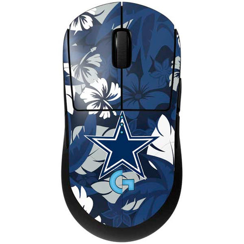 NFL Dallas Cowboys Tropical Print G Pro Wireless Gaming Mouse Skin