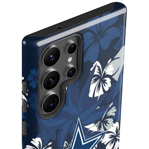 NFL Dallas Cowboys Tropical Print Galaxy S23 Ultra Pro Case