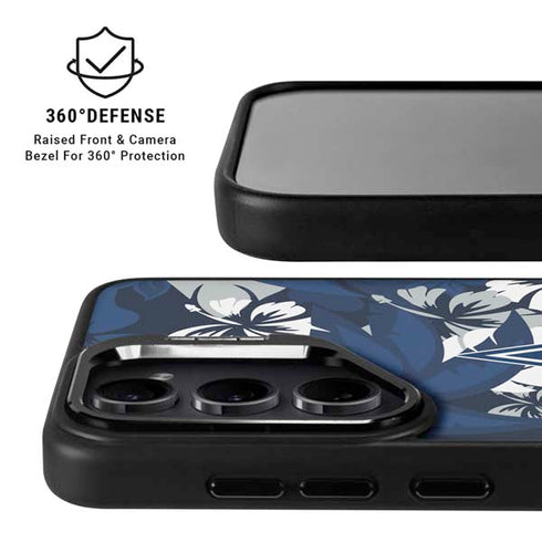 NFL Dallas Cowboys Tropical Print Galaxy S25 Kickstand Case