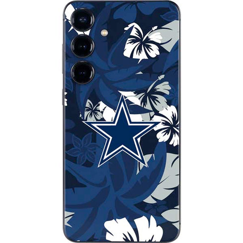 NFL Dallas Cowboys Tropical Print Galaxy S25 Plus Skin