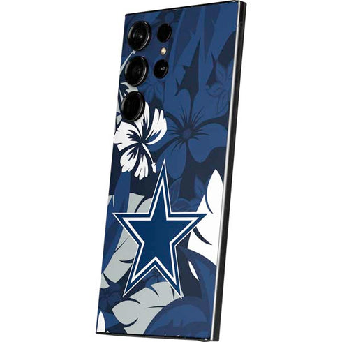 NFL Dallas Cowboys Tropical Print Galaxy S25 Ultra Skin
