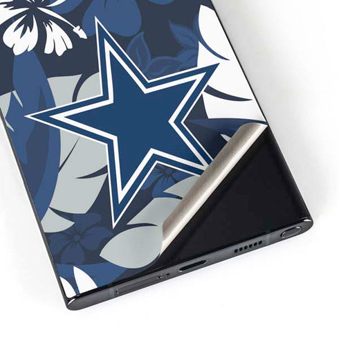 NFL Dallas Cowboys Tropical Print Galaxy S24 Ultra Skin