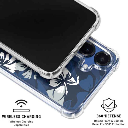 NFL Dallas Cowboys Tropical Print Galaxy S25 Clear Case