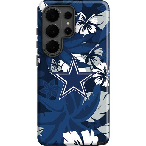 NFL Dallas Cowboys Tropical Print Galaxy S26 Ultra Impact Case
