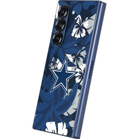 NFL Dallas Cowboys Tropical Print Galaxy Z Fold6 Skin