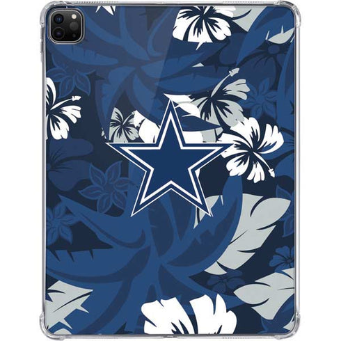 NFL Dallas Cowboys Tropical Print iPad Pro 11in (2024) Clear Case