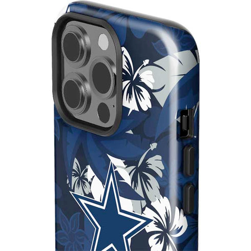 NFL Dallas Cowboys Tropical Print iPhone 15 Pro Impact Case