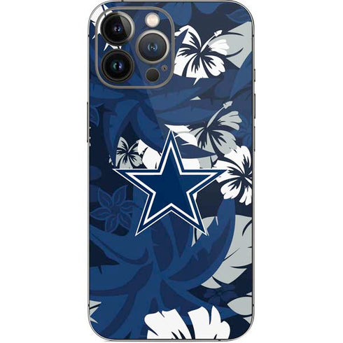 NFL Dallas Cowboys Tropical Print iPhone 15 Pro Max Skin