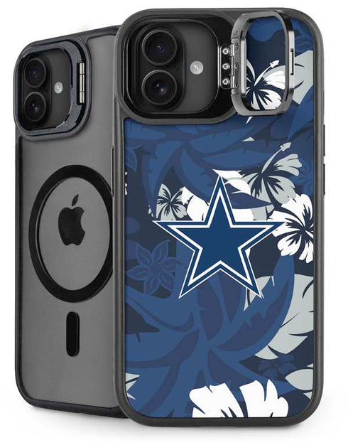 NFL Dallas Cowboys Tropical Print iPhone 16 Plus Kickstand Case