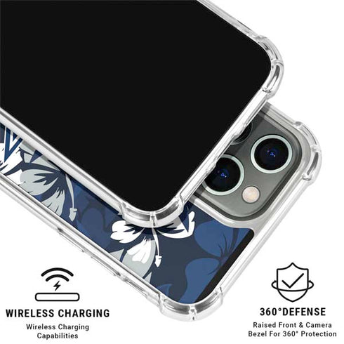 NFL Dallas Cowboys Tropical Print iPhone 16 Pro Max Clear Case