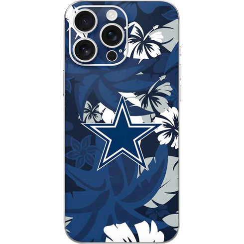 NFL Dallas Cowboys Tropical Print iPhone 16 Pro Max Skin