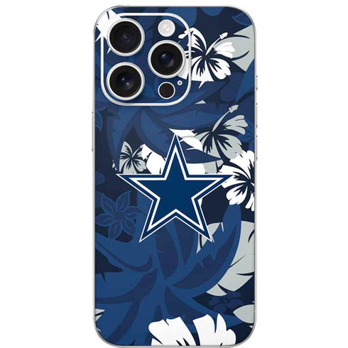 NFL Dallas Cowboys Tropical Print iPhone 16 Pro Skin