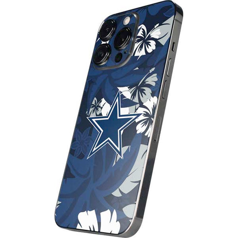 NFL Dallas Cowboys Tropical Print iPhone 16 Pro Skin