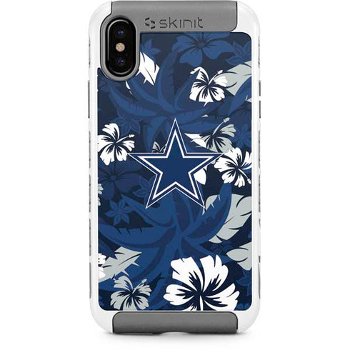 NFL Dallas Cowboys Tropical Print iPhone Cases