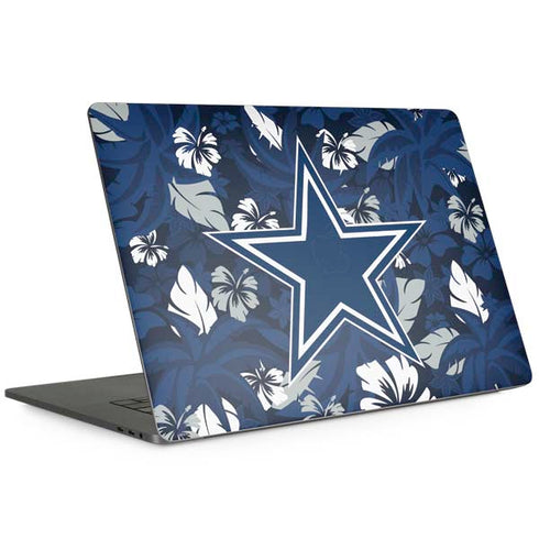 NFL Dallas Cowboys Tropical Print MacBook Skins